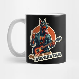 Rockstar Doberman Mug